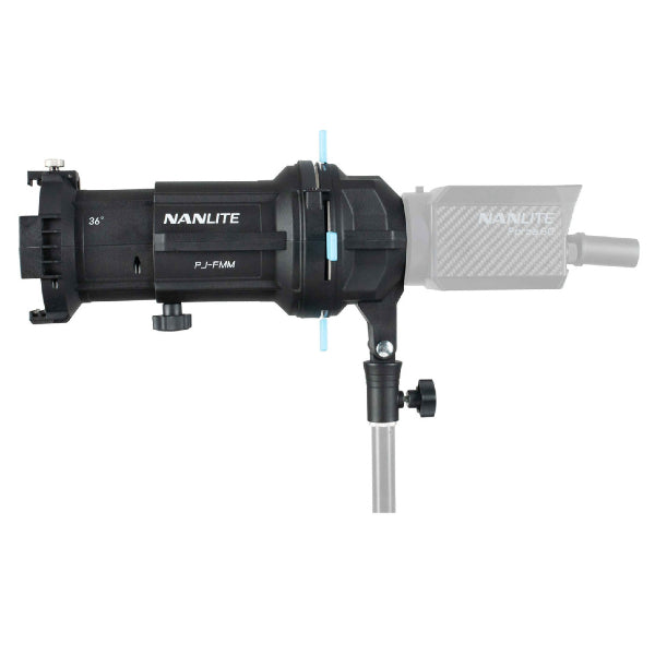 Nanlite Proiettore di Luce PJ-FMM-36 con Obiettivo da 36° per Forza 60 Nanlite Proiettore di Luce PJ-FMM-36 con Obiettivo da 36° per Forza 60